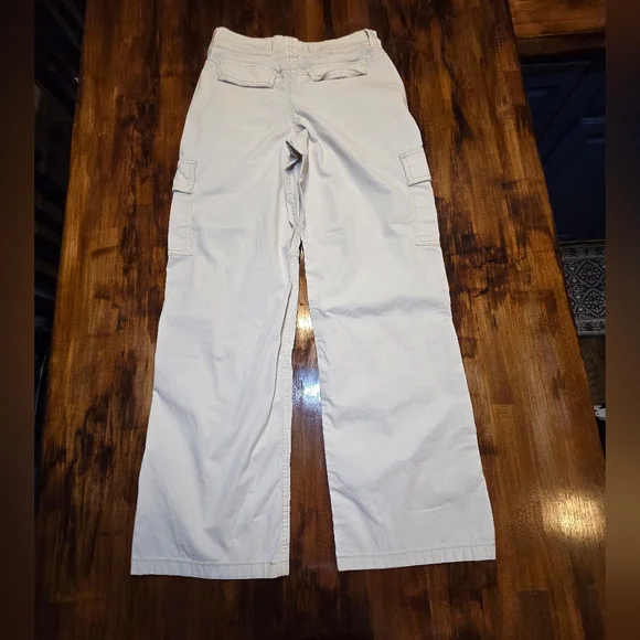 Hollister High Rise Baggy Cargo Pants Size 1 Streetwear Gropcore Granola - Picture 7 of 7